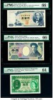 Japan Bank of Japan 500; 1000 Yen ND (1969); ND (2004) Pick 95b; 104d Two Examples PMG Gem Uncirculated 66 EPQ (2); Hong Kong Government of Hong Kong ...