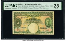 Malaya Board of Commissioners of Currency 5 Dollars 1941 (ND 1945) Pick 12 KNB12a PMG Very Fine 25. Minor rust. 

HID09801242017

© 2020 Heritage Auct...