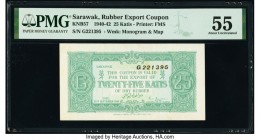 Sarawak Rubber Export Coupon 25 Katis 30.9.1940 Pick UNL PMG About Uncirculated 55. 

HID09801242017

© 2020 Heritage Auctions | All Rights Reserved