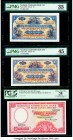 Scotland Clydesdale Bank Ltd. (2); National Bank 1 (2); 20 Pound 30.9.1936; 24.2.1943; 16.9.1959 Pick 189b; 189c; 267 Three Examples PMG Choice Very F...