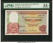 Scotland National Bank of Scotland Limited 20 Pounds 1.11.1957 Pick 263 PMG About Uncirculated 53 EPQ. 

HID09801242017

© 2020 Heritage Auctions | Al...