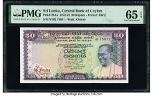 Sri Lanka Central Bank of Ceylon 50 Rupees 27.8.1974 Pick 79Aa PMG Gem Uncirculated 65 EPQ. 

HID09801242017

© 2020 Heritage Auctions | All Rights Re...