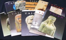 Lot de 10 catalogues de vente d'archéologie
A noter, des manques et des inscriptions dans les catalogues.