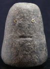 Egypte - Basse époque - Poids en granite - 664 / 332 av. J.-C. (26ème-30ème dynastie)
Poids conique en granite, transformé en idole stylisée à la bou...