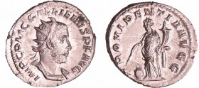 Gallien - Antoninien (255-257, Rome) - La Providence
A/ IMP C P LIC GALLIENVS P F AVG Buste radié et drapé à droite. 
R/ PROVIDENTIA AVGG. La Provid...