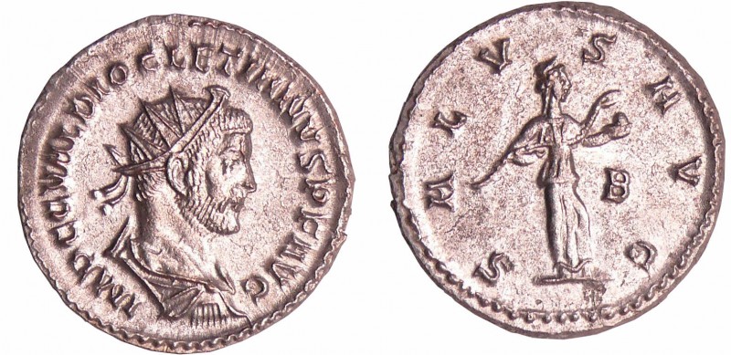 Dioclétien - Aurélianus (285-286, Lyon) - La Santé
A/ IMP C C VAL DIOCLETIANVS ...