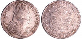 Louis XIV (1643-1715) - Ecu aux 3 couronnes - 1710 L (Bayonne)
TB
L4L.353-Ga.229
Ar ; 30.23 gr ; 41 mm