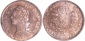 Louis XV (1715-1774) - Ecu à la vieille tête - 1774 L (Bayonne)
TTB
L4L.512-Ga.323
Ar ; 29.19 gr ; 41 mm