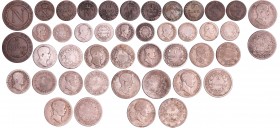 Napoléon 1er (1799-1814) - Lot de 22 monnaies en argent et bronze
5 cent = 1808 BB, 10 cent = 1808 A, 1808 M, 1808 W, 1809 A, 1810 I, ; 50 cent = AN ...