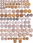 Troisième république (1871-1940) et Quatrième république (1947-1959) - Lot de 55 monnaies
TB à SPL