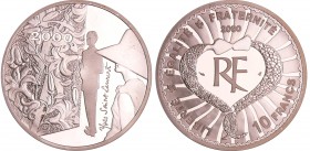 Cinquième république (1959- ) - 10 francs 2000 - Yves St Laurent avec certificat
Belle Epreuve
En coffret avec certificat.