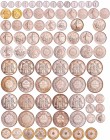 Cinquième république (1959- ) - Lot de 42 monnaies
Monnaies en SPL ou FDC = 1 cent toute la série épi, 20 cent 1992 (BE), 1 franc 1999 (BE), 5 franc ...
