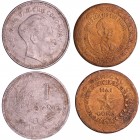 Vietnam - Lot de 2 monnaies - 1 dong 1946, 2 dongs 1946
TB à TTB
Lec.5-Lec.6
Br-Al ; -- ; --