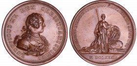 Louis XV - Médaille - Reconstruction de la ville de Rennes incendiée, par Röettiers, 1732 Paris
SPL
Br ; 104.65 gr ; 59 mm
Tranche lisse.