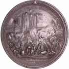 Révolution française - Médaille uniface - Prise de la Bastille 1789
SUP
Henin.22
Etain ; 100.05 gr ; 85 mm