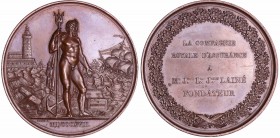 Louis XVIII - Médaille - Compagnie royale d'assurance maritime, par Barré, 1817
SPL
Gadoury.629
Br ; 126.52 gr ; 64 mm
Tranche lisse.