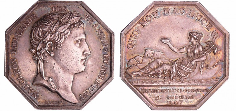 Jeton en argent - Napoléon 1er, commerce de Bordeaux 1807
SUP
Bramsen.705-Juli...