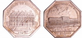 Jeton en argent - Hôtel des monnaies, Château de Veue 1752
SUP
Feu.2216
Ar ; 15.91 gr ; 33 mm
Tranche brute.
