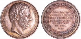 Jeton en argent - Auguste Bella, fondateur de Grignon 1878
SPL
--
Ar ; 24.22 gr ; 37 mm
Différent : Abeille (1860-1880)