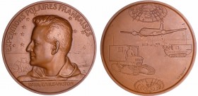 Médaille, Expéditions polaires françaises Paul Emile Victor, par Bazor
SPL
--
Br ; 190.06 gr ; 72 mm