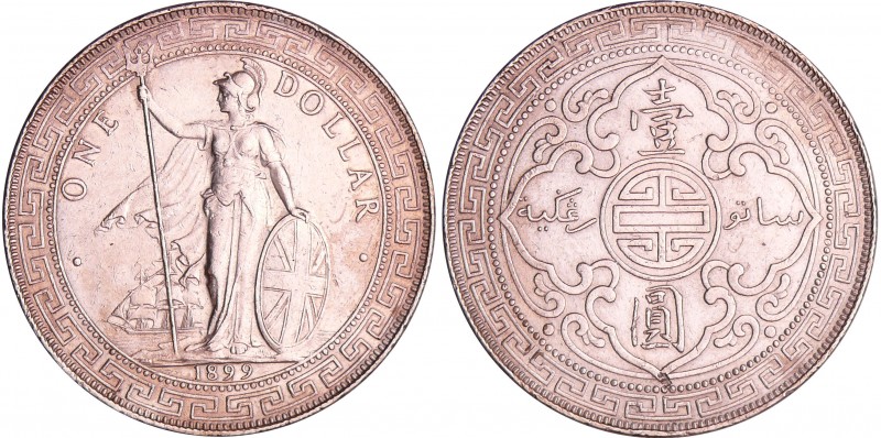 Inde britannique - Victoria (1837-1901) - Trade dollar 1899 B (Bombay)
SUP
KM#...
