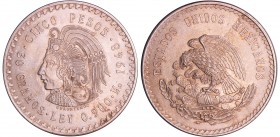 Mexique - 5 pesos 1948
SPL
KM#465
Ar ; 30.01 gr ; 40 mm