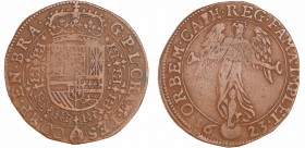 Pays-Bas méridionaux - Jeton - Chambre des Comptes de Brabant, 1623
TB
Dugn.3800
Cu ; 7.76 gr ; 27 mm