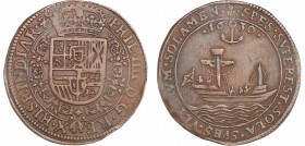Pays-Bas méridionaux - Jeton - Situation désastreuse des Pays-Bas espagnols, 1630 Anvers
TTB+
Dugn.3853
Cu ; 4.92 gr ; 29 mm