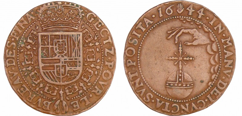 Pays-Bas méridionaux - Jeton - Bureau des Finances, 1644 Anvers
TTB
Dugn.3986...