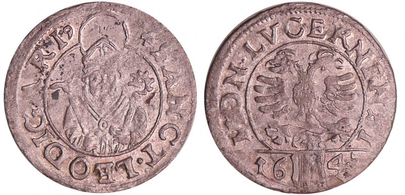 Suisse - Canton de Lucerne - Shilling 1647
SUP
KMZ.2-640
Bill ; 1.14 gr ; 20 ...