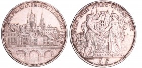Suisse - Canton de Vaud - Monnaie de tir de Lausanne, 5 francs 1876
SUP+
Richter.1560
Ar ; 24.99 gr ; 37 mm