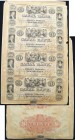 United States - Obsolete currency - Louisiana (New Orleans), Canal bank - Planche de 4 billets de 20 dollars 1849 série A-B-C-D
VF
N.274