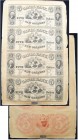 United States - Obsolete currency - Louisiana (New Orleans), Canal bank - Planche de 4 billets de 5 dollars 18-- série A-B-C-D
XF
N.231