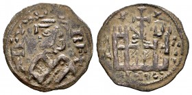 Kingdom of Castille and Leon. Alfonso VIII (1158-1214). Dinero. Mintmark: Stars. (Bautista-312). Ve. 0,70 g. Choice VF. Est...100,00. 


SPANISH DE...