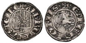 Kingdom of Castille and Leon. Alfonso X (1252-1284). Pepion. León. (Abm-252). (Bautista-344). Ve. 0,74 g. L below the castle. Choice VF/VF. Est...40,0...