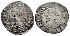 Kingdom of Castille and Leon. Fernando IV (1295-1312). Pepion. Sevilla. (Abm-325). (Bautista-456.3). Anv.: + F REGIS CASTEL ¿C?. Ve. 0,77 g. S below t...