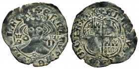 Kingdom of Castille and Leon. Enrique II (1368-1379). Real de vellon. Without mint mark. (Bautista-589 var). Anv.: + ENRICVS : DEI : GRACI : REX. Rev....