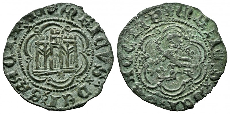 Kingdom of Castille and Leon. Enrique III (1390-1406). Blanca. Coruña. (Bautista...