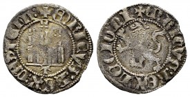 Kingdom of Castille and Leon. Enrique III (1390-1406). Noven. Toledo. (Bautista-781 var). Anv.: + ENRICVS : REX : LEGIONI. Rev.: + ENRICVS : REX : CAS...