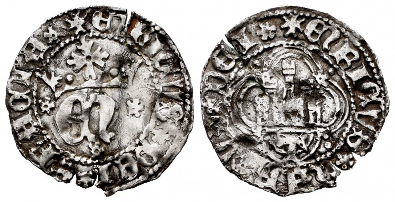 Kingdom of Castille and Leon. Enrique IV (1454-1474). 1/2 real. Toledo. (Bautist...