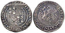 Catholic Kings (1474-1504). 1 real. Toledo. (Cal-462). Ag. 3,19 g. With T surmounted by cross on reverse. Choice VF/VF. Est...90,00. 


SPANISH DES...