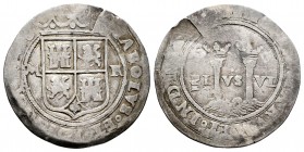 Charles-Joanna (1504-1555). 1 real. México. M-R. (Cal-70). Ag. 3,19 g. Planchet crack. Scarce. Almost VF. Est...100,00. 


SPANISH DESCRIPTION: Jua...