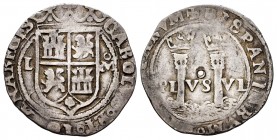 Charles-Joanna (1504-1555). 1 real. México. L-M. (Cal-73). Ag. 3,34 g. Almost VF. Est...80,00. 


SPANISH DESCRIPTION: Juana y Carlos (1504-1555). ...