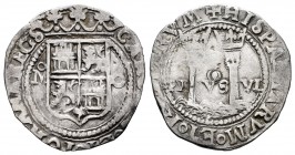 Charles-Joanna (1504-1555). 1 real. México. M-O. (Cal-74). Ag. 3,27 g. VF/Almost VF. Est...90,00. 


SPANISH DESCRIPTION: Juana y Carlos (1504-1555...