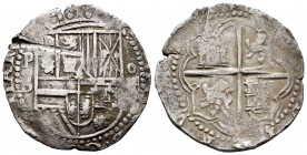 Philip II (1556-1598). 4 reales. Potosí. B. (Cal-525). Ag. 12,99 g. Scratch on obverse. VF/Almost VF. Est...120,00. 


SPANISH DESCRIPTION: Felipe ...