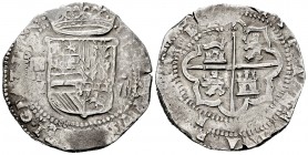Philip II (1556-1598). 8 reales. Segovia. IM. (Cal-678). Ag. 27,12 g. Mintmark and assayer on the left. Very scarce. Almost VF/VF. Est...400,00. 

...