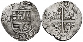 Philip II (1556-1598). 8 reales. Sevilla. (Cal-type 203). Ag. 27,22 g. Assayer´s mark not visible. Almost VF. Est...150,00. 


SPANISH DESCRIPTION:...