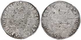 Albert and Elizabeth (1598-1621). 1 patagon. Antwerpen. (Vti-346). (Vanhoudt-619AN). Ag. 27,90 g. Stress marks. Scarce. VF. Est...110,00. 


SPANIS...