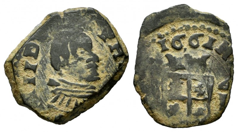 Philip IV (1621-1665). 8 maravedis. 1661. Granada. (N). (Cal-339). Ae. 2,37 g. M...