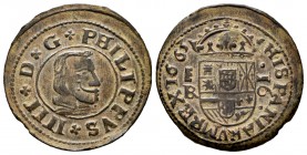 Philip IV (1621-1665). 16 maravedis. 1663. Segovia. BR. (Cal-489). Ae. 4,05 g. Almost XF/Choice VF. Est...50,00. 


SPANISH DESCRIPTION: Felipe IV ...